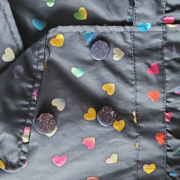 Navy London Fog girl raincoat - Picture 3 of 8